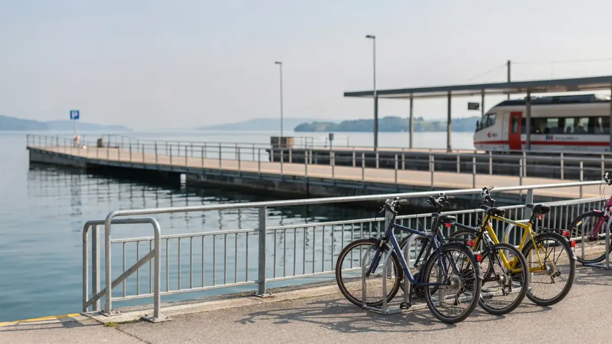 Fähre und Bahn am Bodensee für Orte ohne Auto